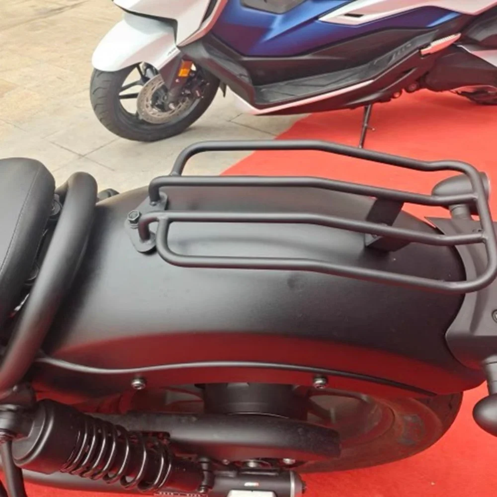 FOR Matte Black Vintage Rear Rack CM300/CM500 Motorcycle Cargo Platform with Optional Backrest And Passenger Handrails Modified