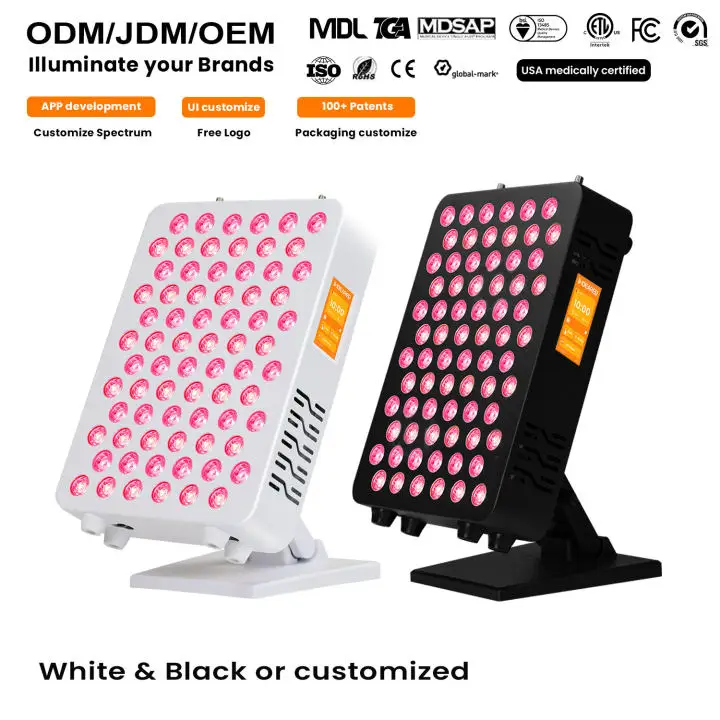9 Wavelengths High Irradiance Led Light Therapy for Face Infrared Light Red Light Therapy Panel