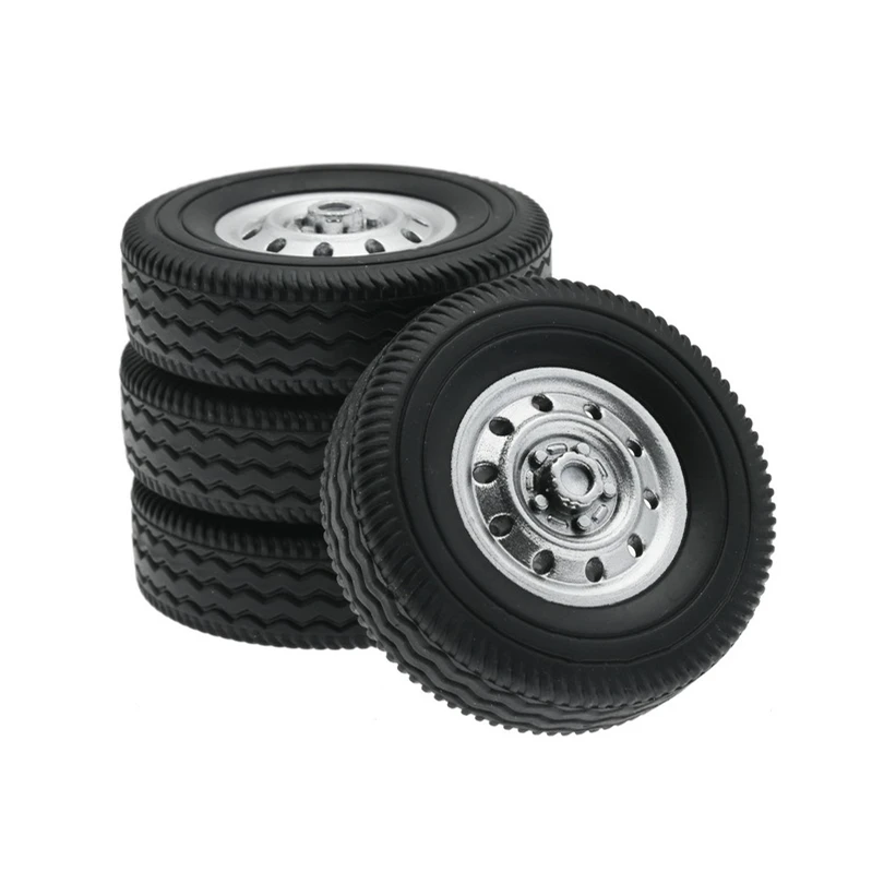 

WPL D12 Mini 4pcs Wheel Tire Tyre 1/16 RC Truck Car DIY Upgrade Spare Parts Accessories