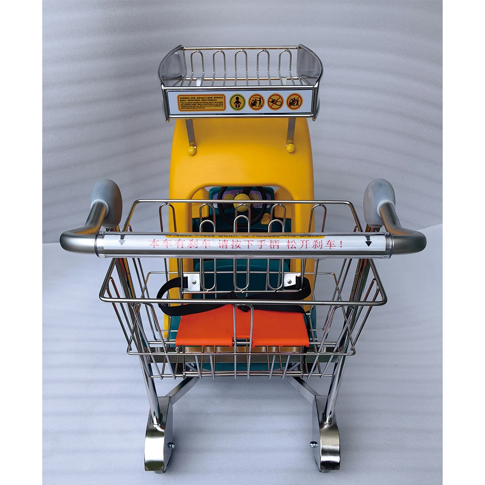 Fashion Plastic Baby Kids Children'S Trolley Cars Trolley For Shopping Malls/Airport