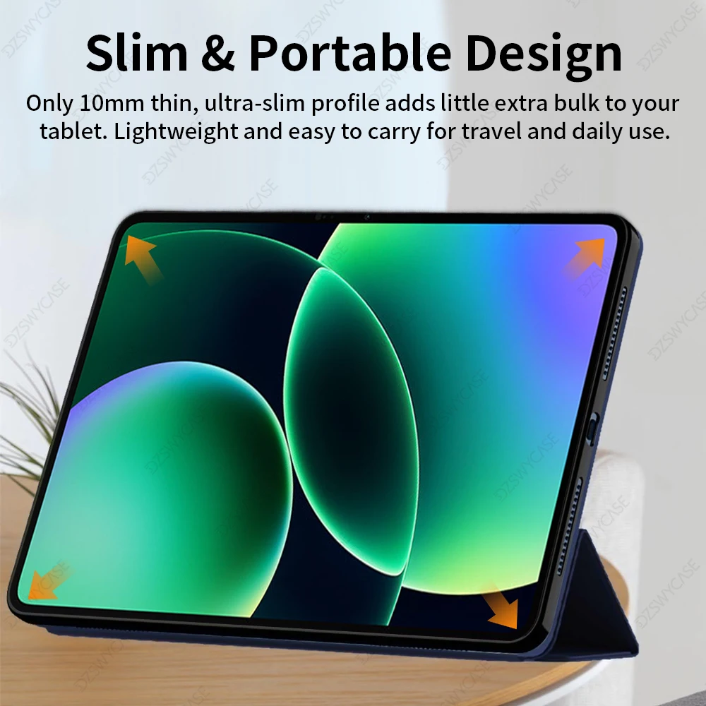 Silikonhülle für XiaoMi Pad 8/8 Pro 7/7 Pro 11.2, Mi Pad 6/6 Pro 11, Pad 5/5 Pro 11, faltbare Hülle mit Auto-Sleep/Wake-Funktion – Detail 4