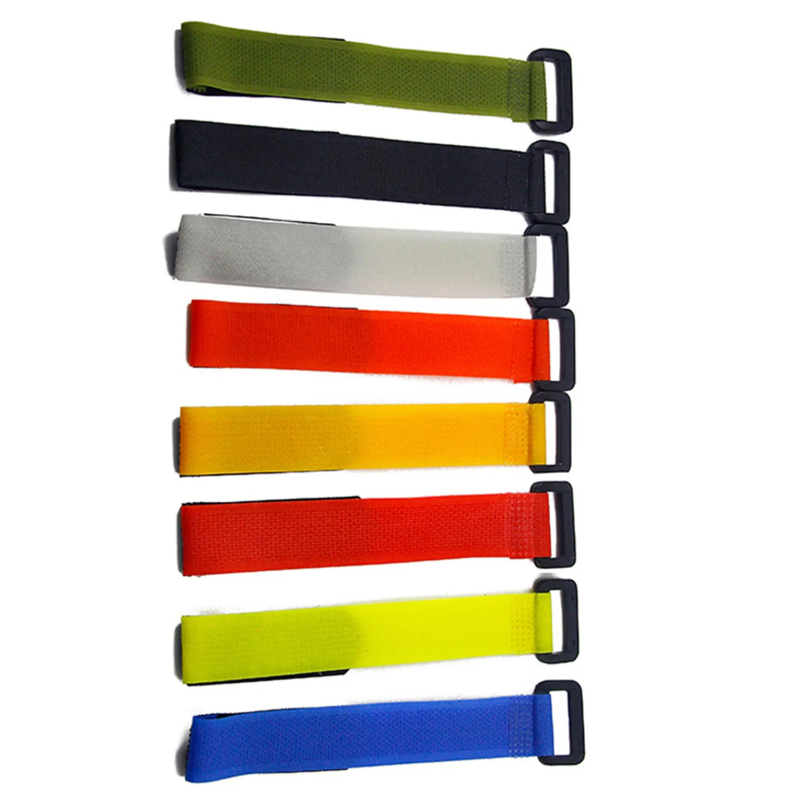 Fishing Rod Straps 10pcs  Adjustable Hook and Loop Nylon Polyester Ties for Outdoor Fishing Storage Rope Portable Pole Organizer image 2