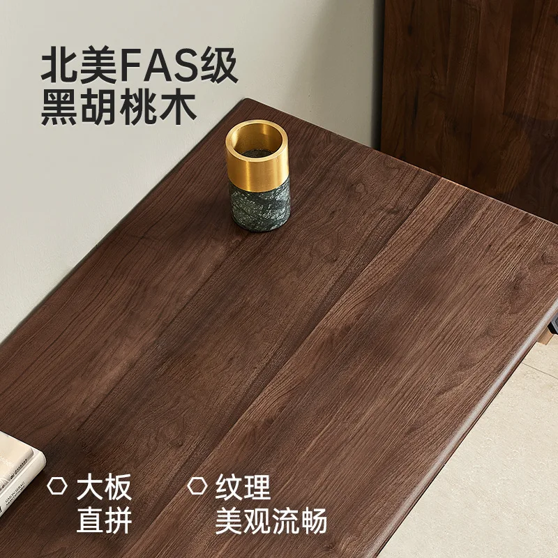 Standing Pugris Solid Wood Computer Desk Electric Lifting Table Desk Household