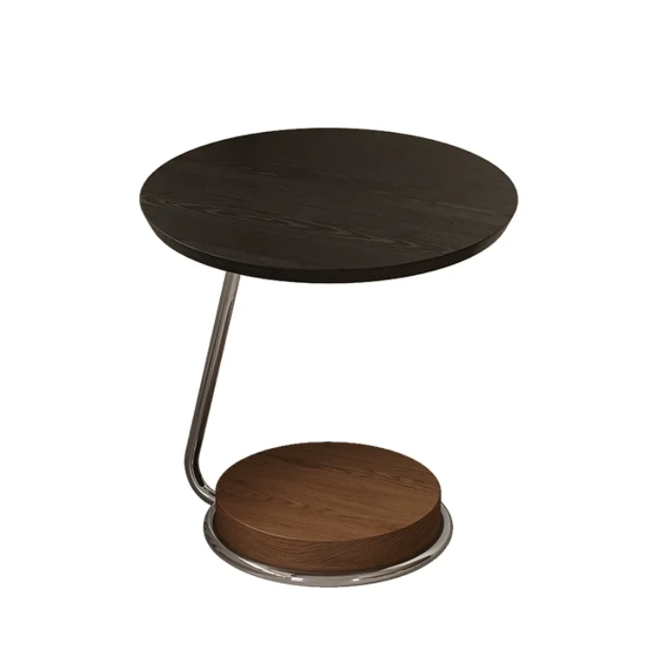 

￥%Side Table in the Living Room, Small Coffee Table, Sofa Side Table, Stainless Steel, Simple Design, Small Round Coffee Table