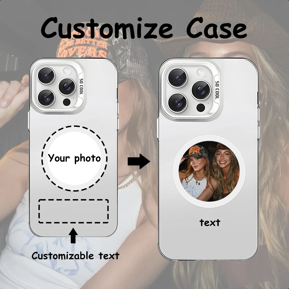 

Индивидуальный магнитный чехол для телефона IMD с фото в стиле ретро для iPhone 16, 15, 14, 13, 12, 11 Pro Xs Max Mini X XR 8 7 Plus SE 2020 2022