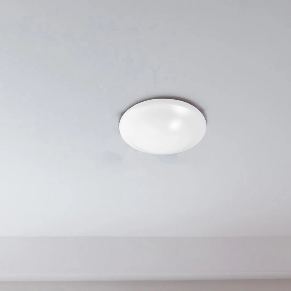 

2 Pcs Ceiling Lampshade Covers Round Plastic Clip on White Flush Mount Light Shade Bathroom Kitchen Bedroom Balcony Sturdy Easy