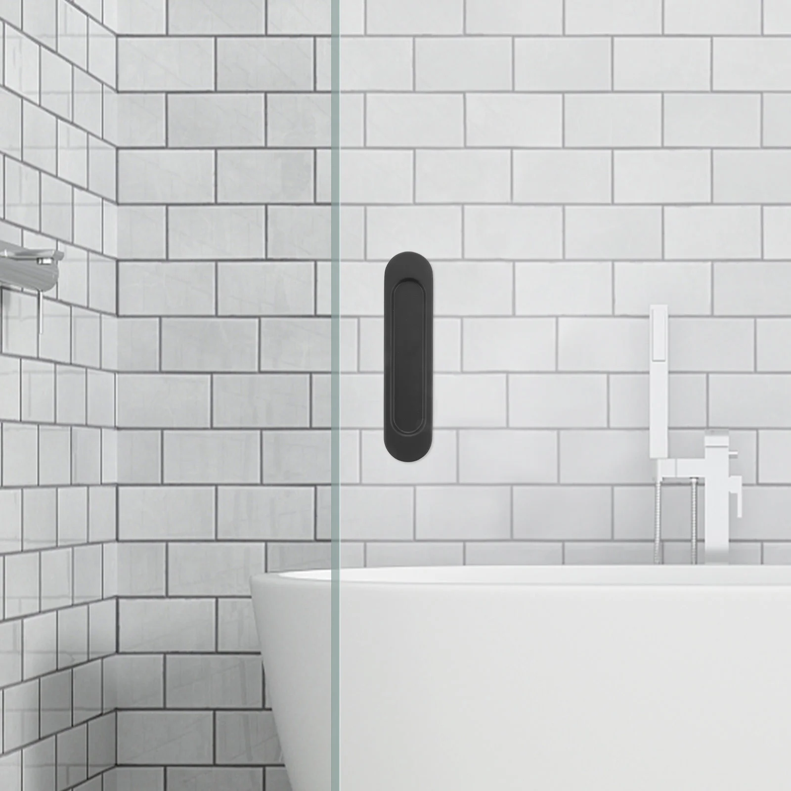 

2Pcs Oval Sliding Door Pulls Self Adhesive Sliding Barn Door Handles for Glass Wooden Doors Farmhouse Vintage Modern Decor