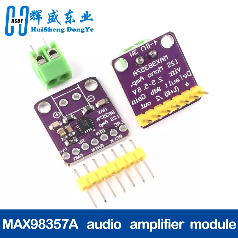 Max98357 I2S 3W Class D Amplifier Breakout Interface Dac Decoder Module Filterless Audio Board For Raspberry Pi Esp32