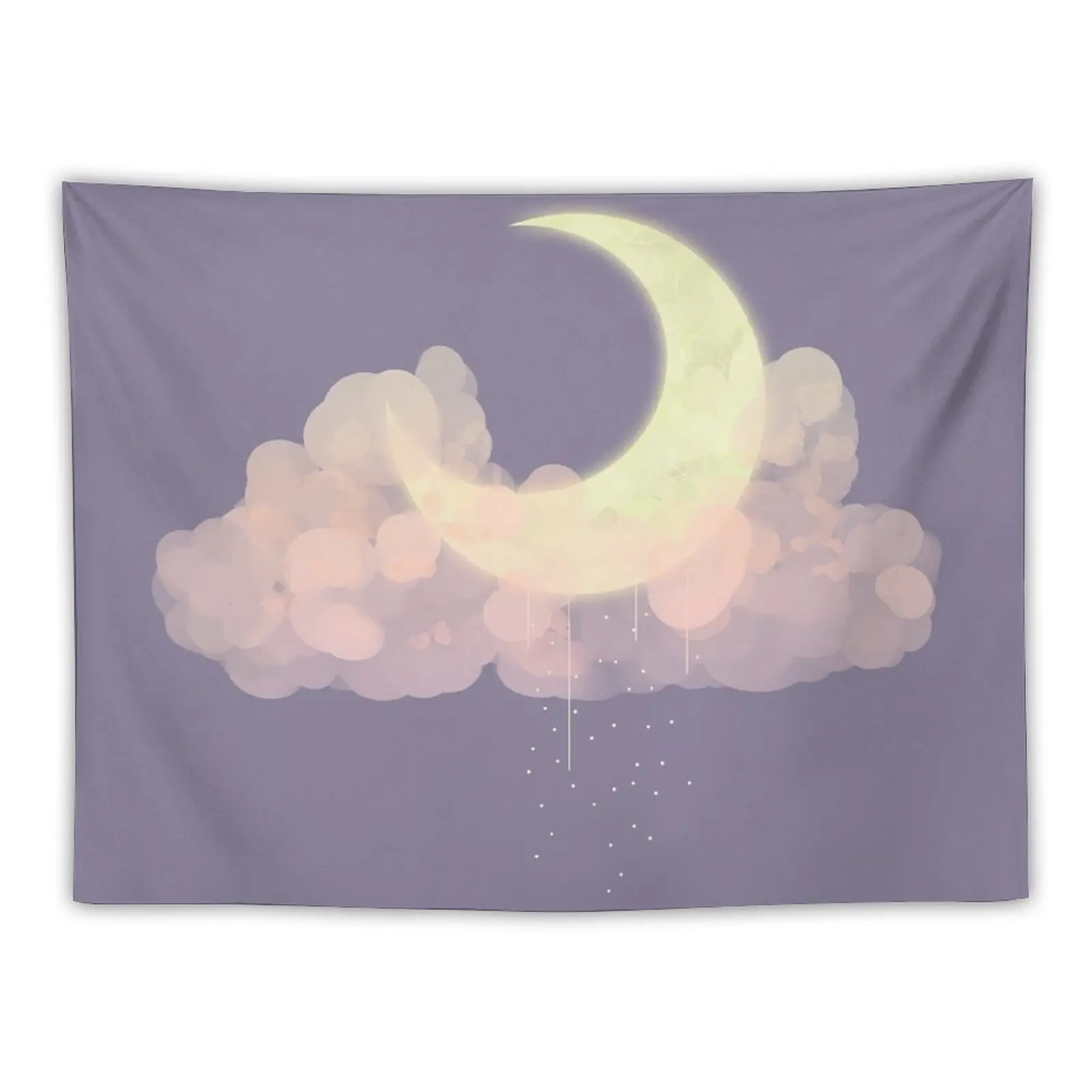 

New Cloudy Moon Tapestry Wall Decoration Items Room Decor Korean Style Cute Room Things Bathroom Decor