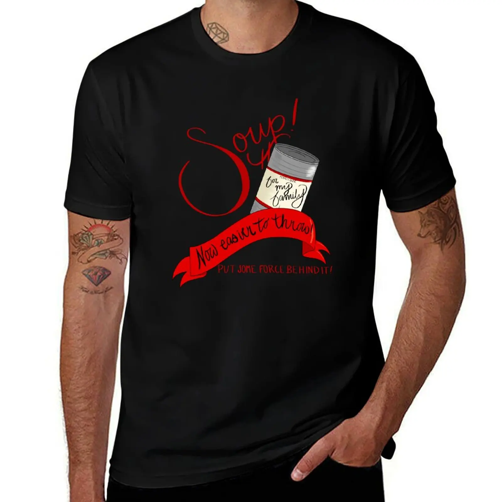 Soup for my family T-Shirt Holiday Casual Short Sleeve Top T-Shirt
