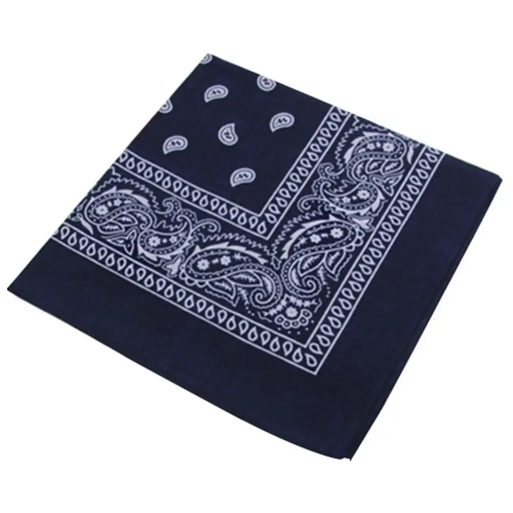 Square Head Scarf Breathable Moisture Absorbent Bandana Headband Hip Hop Unisex Bandana Scarf Headwear Women Print Wrist Wraps