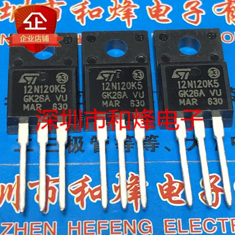 5PCS-10PCS 12N120K5 STF12N120K5  TO-220F   New And Original On Stock