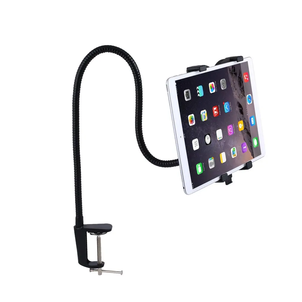 Universal Kitchen Under Cabinet Phone Tablet Holder for Tablets Smartphone Metal Clamp Stand for iPad Phone