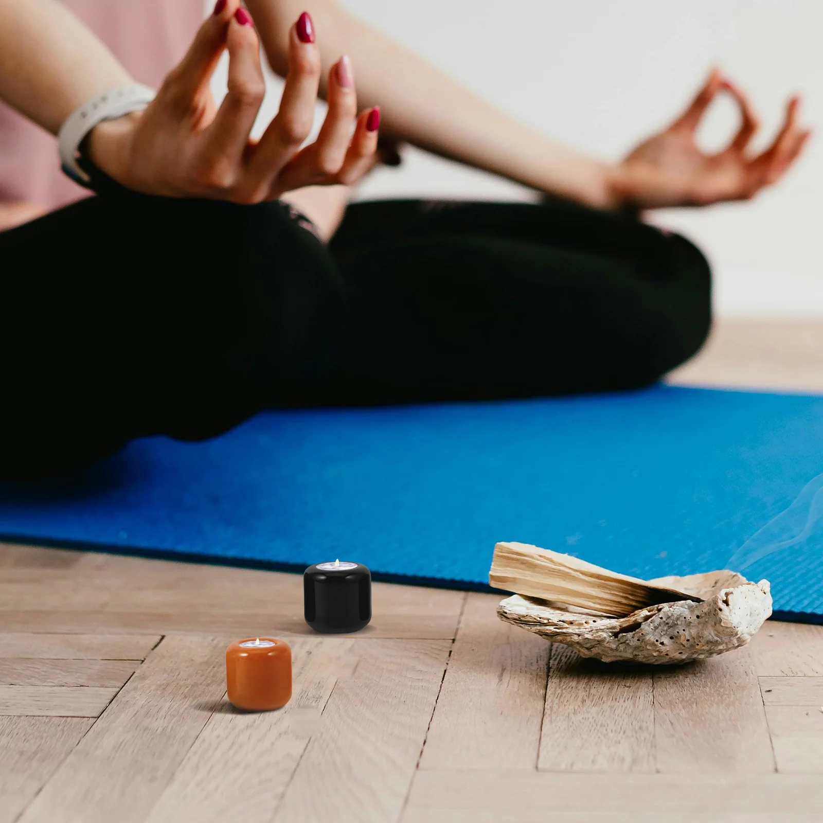 

10Pcs Ceramic Holder Stylish Taper Candlestick Stand for Candlelight Dinner Festival Wedding Decoration Desktop Tabletop