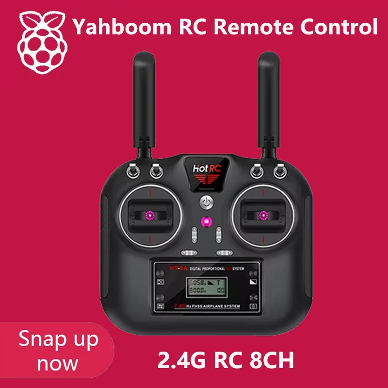 HOT RC 2.4G RC 8CH Transmitter FHSS and 8CH Receiver With SBUS module For Drone and Smart Car