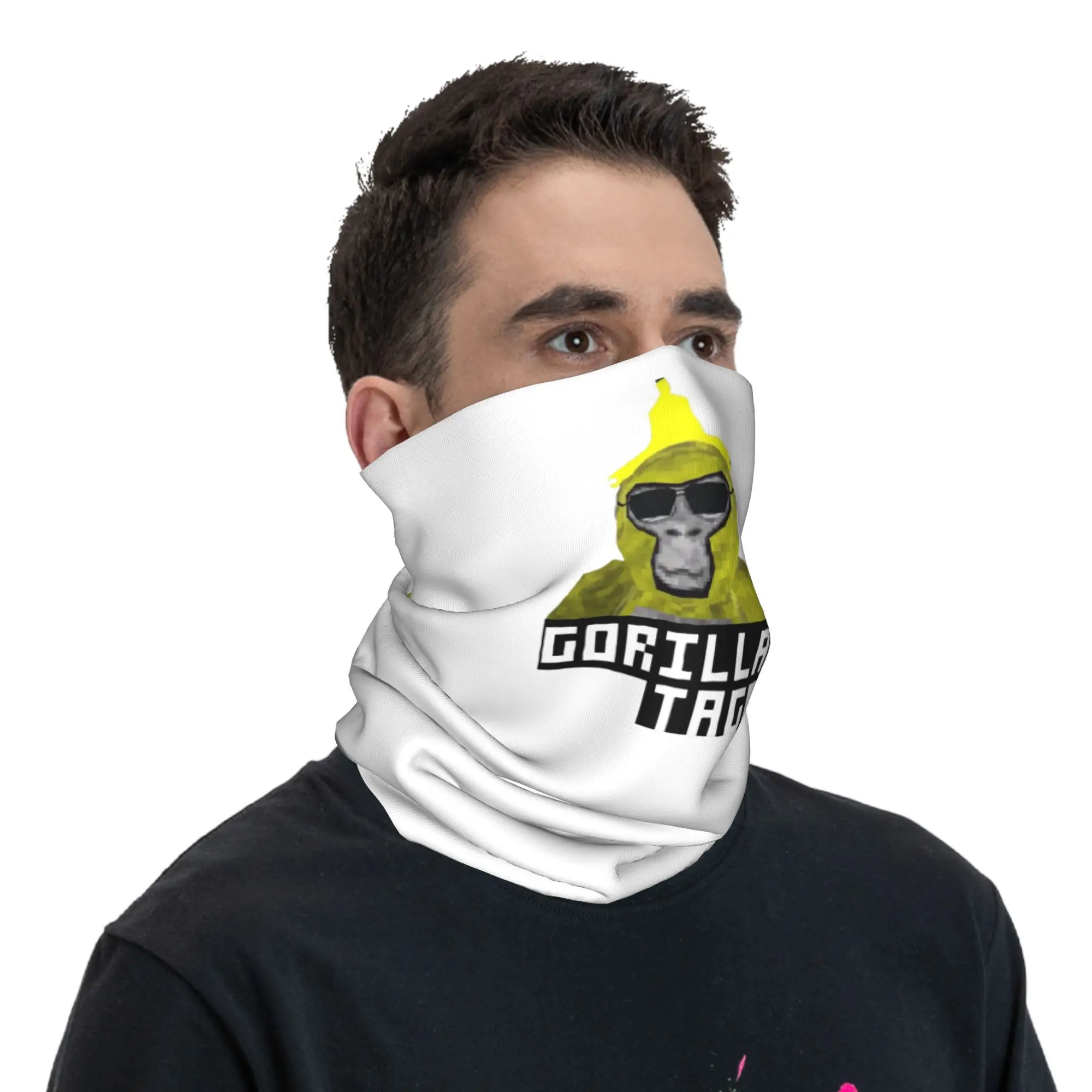 

Gorilla Tag Monkey Banana Peel Gorilla Monkey Bandana Neck Gaiter Printed Mask Scarf Cycling Scarf Cycling Unisex Adult Winter