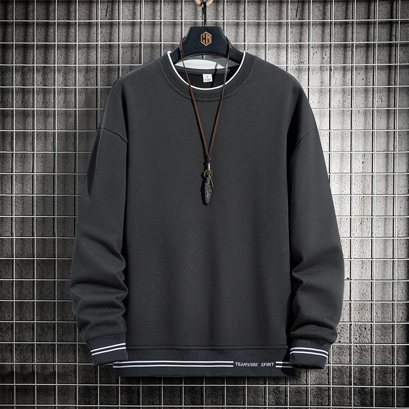 العصرية Y2k الملابس الشارع ارتداء الذكور البلوز 2025 الخريف الشتاء جمع فضفاضة تناسب طويلة الأكمام رداء علوي غير رسمي تصميم كبير الحجم