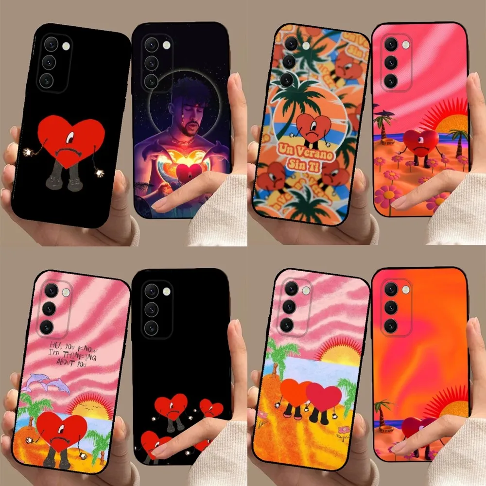 

Bad Bunny UN VERANO SIN TI Phone Case For Samsung Galaxy A13,A21s,A22,A31,A32,A52,A53,A71,A80,A91 Soft Black Cover