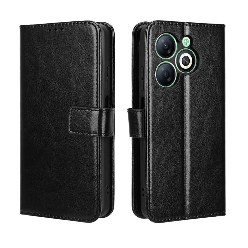 For Infinix Smart 8 HD Flip Case Luxury PU Leather Wallet Magnetic Auto Closed Full Cover For Infinix X6825 Phone Bags