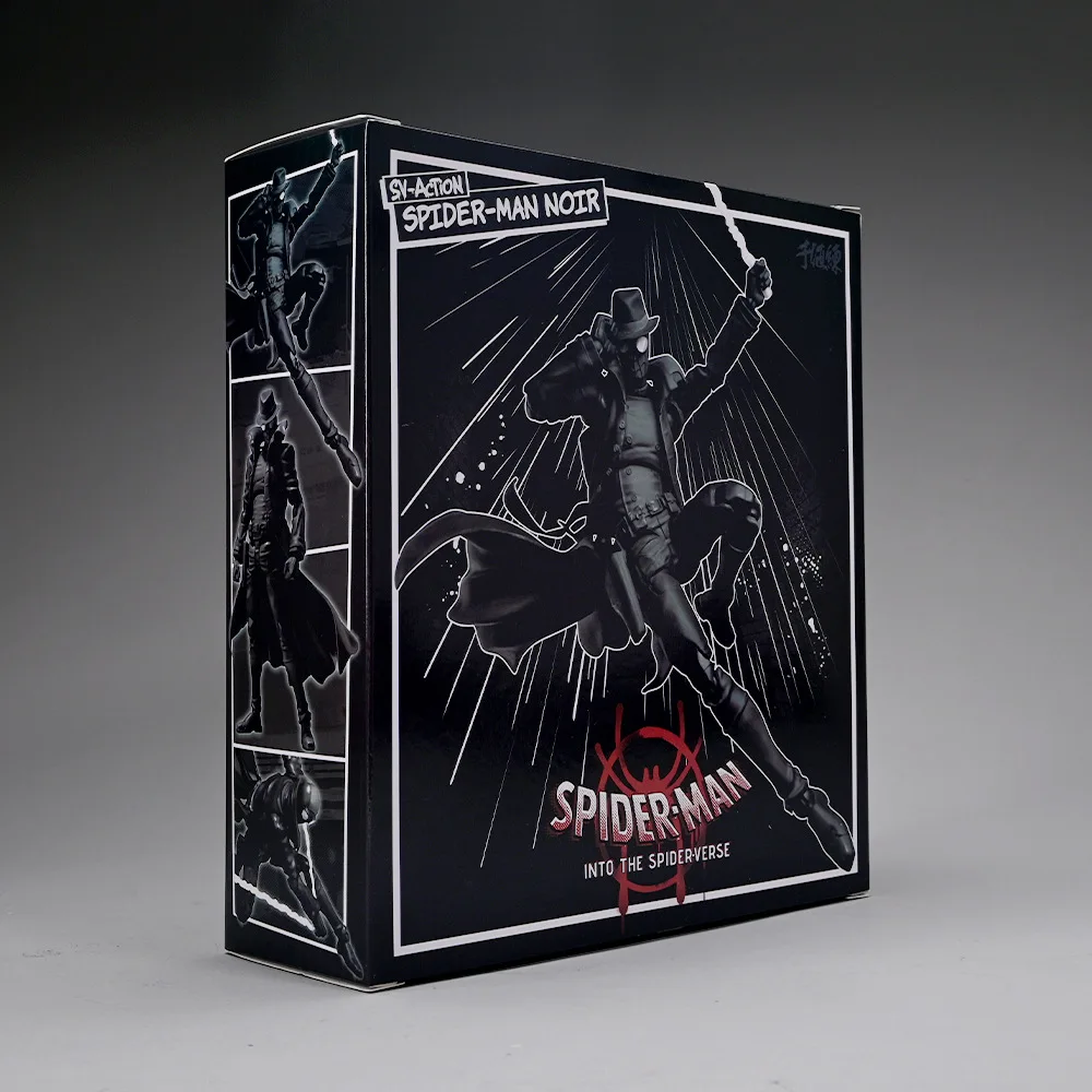 17CM black SV Action Spider-Man Noir Figure Model Collectible Toys Gift