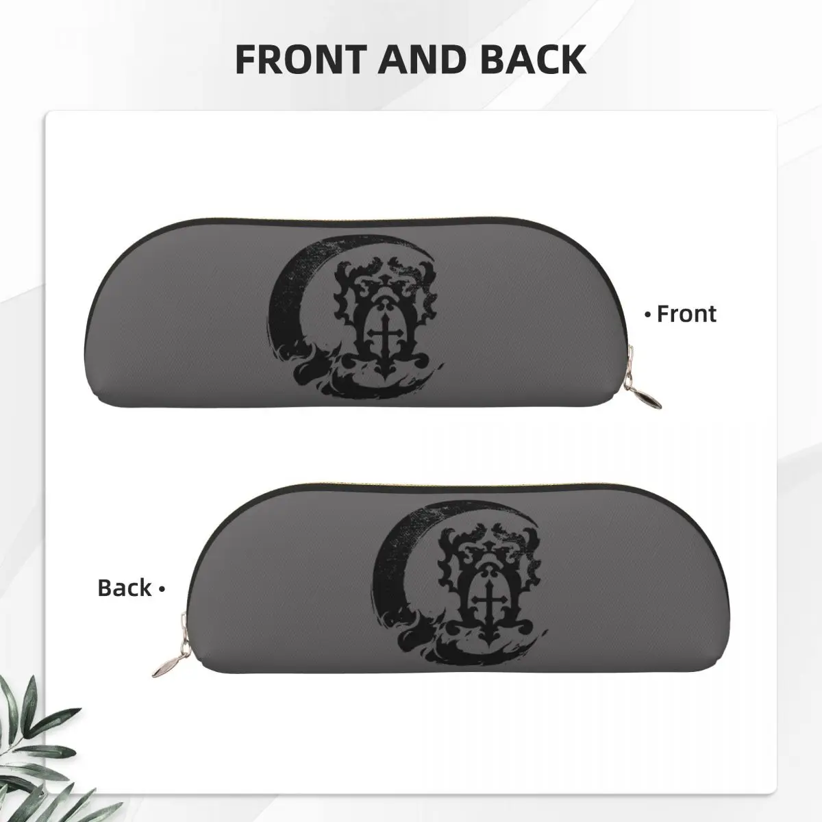 Castlevania Belmont Crest Astucci per matite neri Portapenne Forniture per cancelleria Scatola per penne grande Astuccio per matite Ragazzo Ragazza