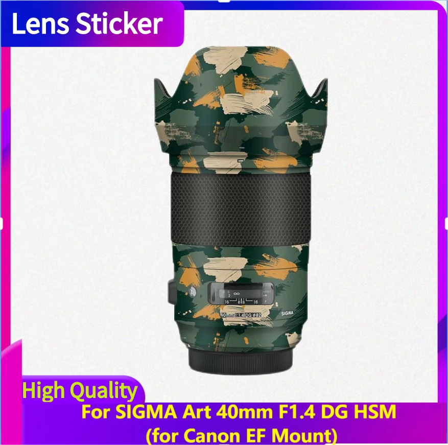 

Для SIGMA Art 40 мм F1.4 DG HSM для Canon EF Mount наклейка на рассеиватель защитная наклейка защита от царапин пленка ART40 F/1,4