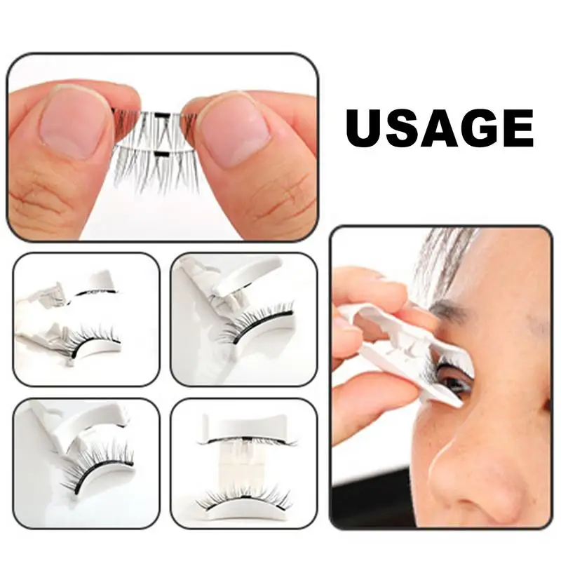 1Pcs Magnetic Eyelashes Tweezer Magnetic False Eyelash Curler For Magnet Eyelashes Fake Lashes Clip Clamp Makeup Tools