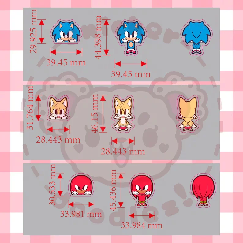 Hedgehog Monitor Pals Acrylic Keychain