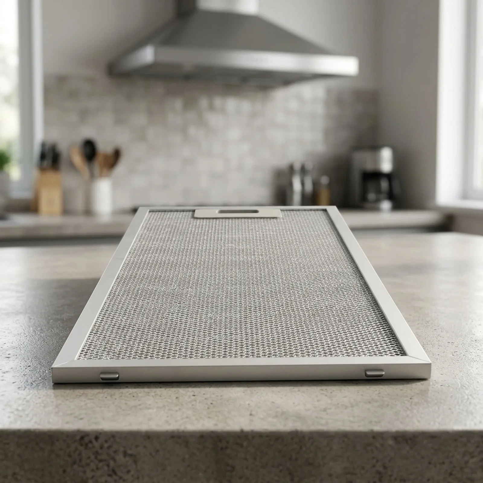 Aluminized Range Hood Filter for Orbegozo Ventilation Units 204mm x 490mm Five Layer Grease for capture System Model 11126329