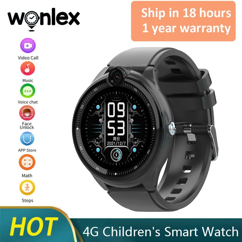 

Wonlex 4G Детские Смарт-часы GPS Wi-Fi Лотание KT26 Видеозвонок SOS Анти-потерянная камера Монитор Трекер Вибрация Детские Смарт-часы