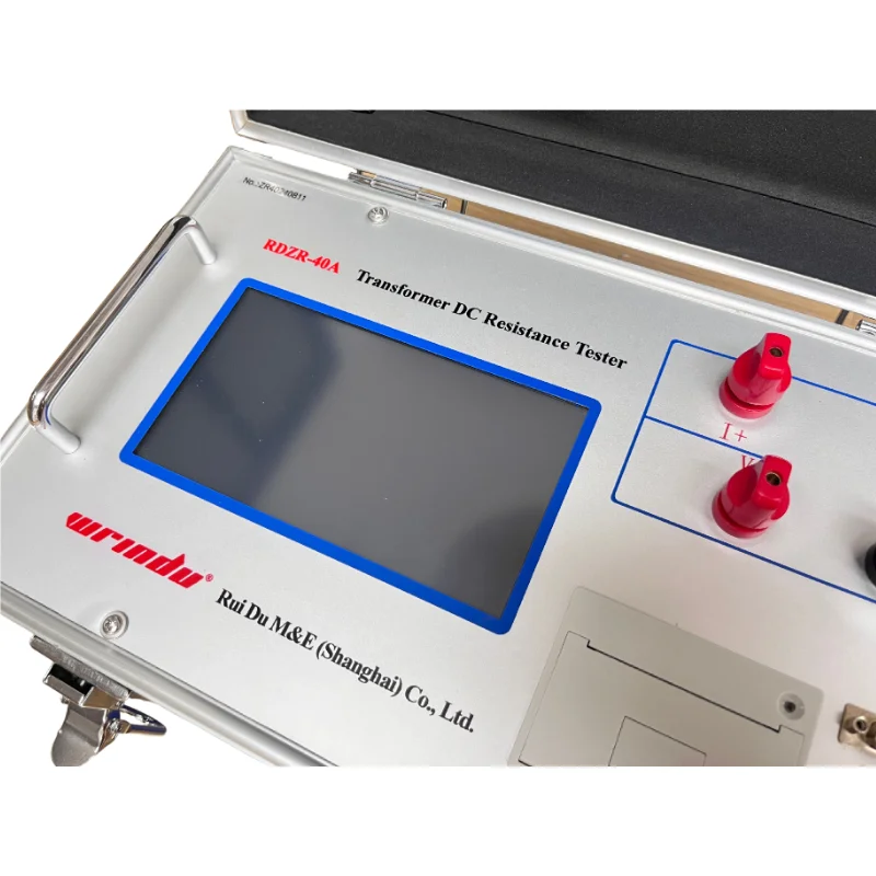 High Accuracy DC Winding Resistance Meter Portable Transformer Test Equipment for Measurement