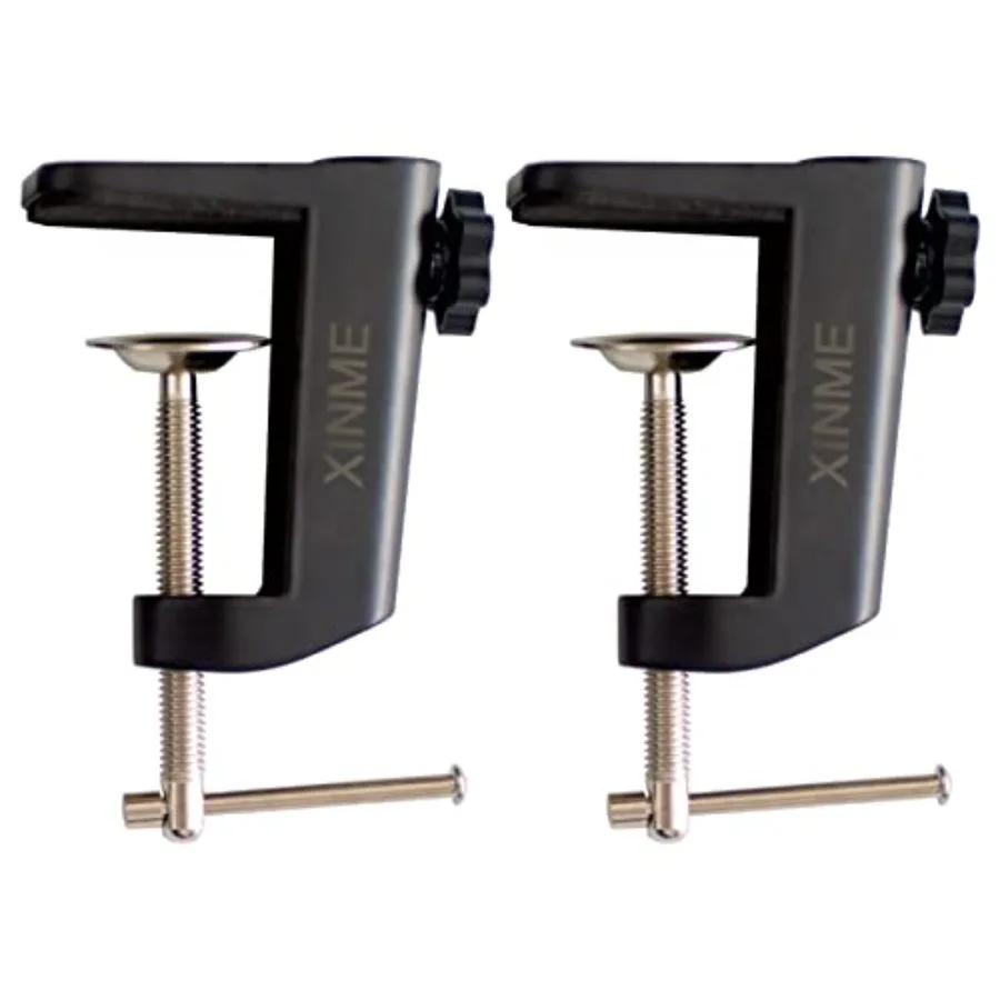 Desk lamp Clamp: 2PACK 1/2 Enlarge Hole Replacement C Clamp for Desk Light, Magnifying Glass with Light, Table Mic Stand, Mic A