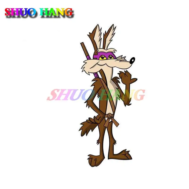 Cartoon Exquisite Road Runner Car Sticker Vinyl Auto Parts Window Trunk Waterproof Fashion Blocking Scratch Decal PVC