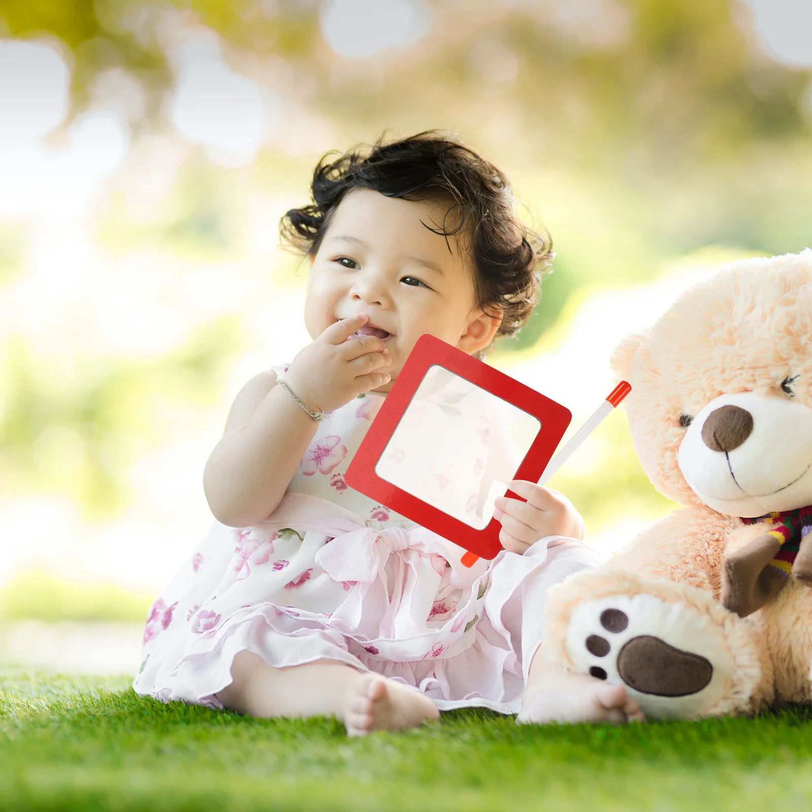 

1Set Square Drum Kids Percussion Instrument Durable Surface Unique Sound Compact Lightweight Design Professional Musical