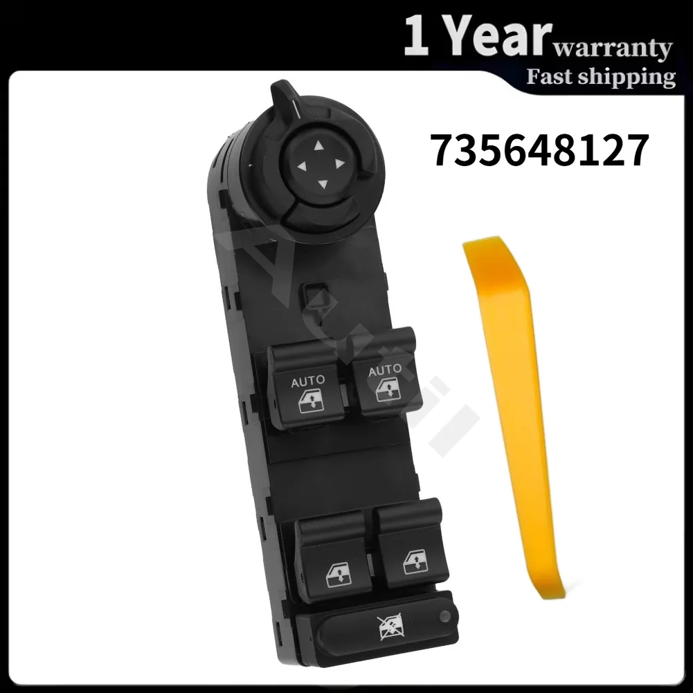 

735648127 Left Driver Master Power Window Switch for Jeep Renegade Liberty 2015-2021 Glass Lifter Control Car Accessories