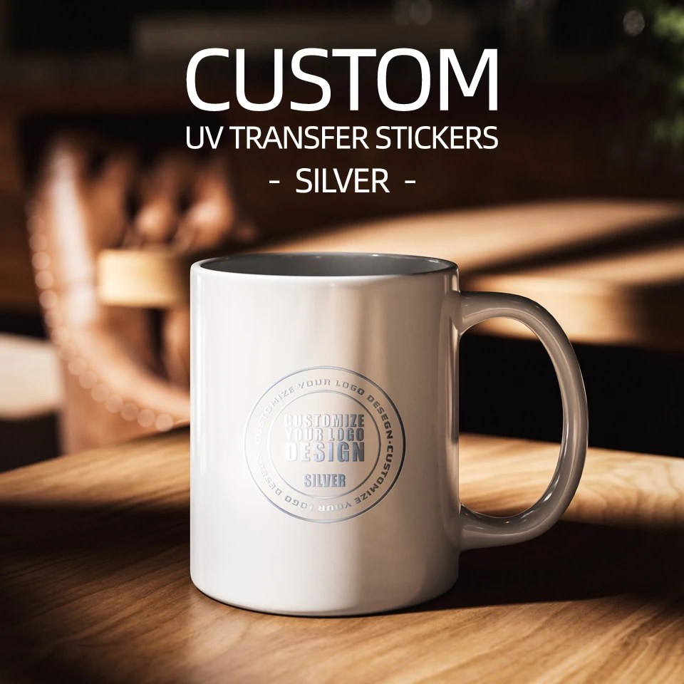 

Customizable UV Transfer Stickers Custom Multicolor Logos - Durable Waterproof Labels for Promotional Events & Corporate Gifts