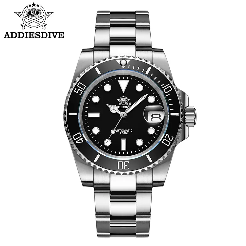 ADDIESDIVE Luxury Men's Automatic Watch 8215 Mechanical Watch BGW9 Luminous Sapphire Glass Dive... product image