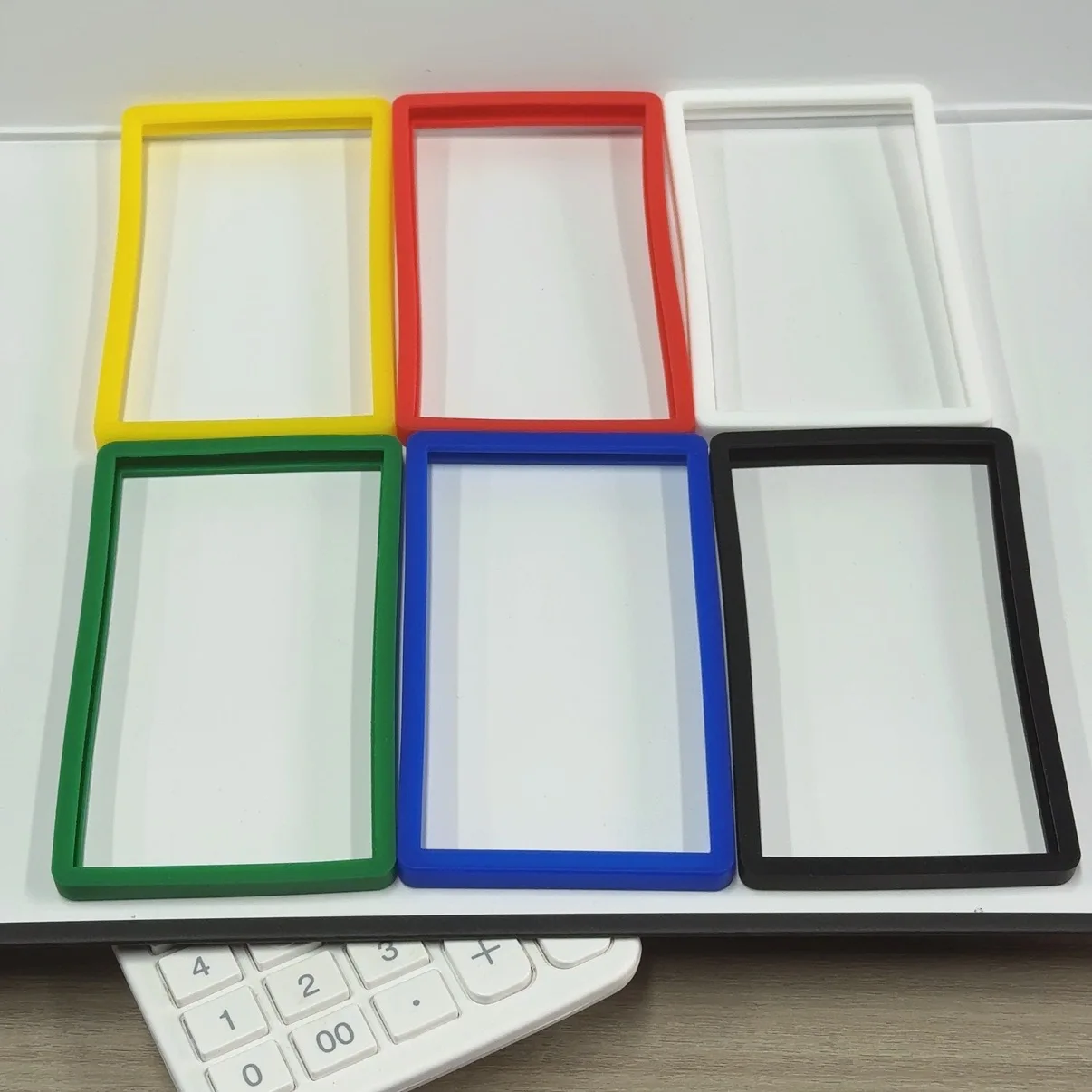 

Trading Card Soft Silicone Frame Shock Absorption Tight Fit 35PT Protective Case Matte Silicone Rating Cards Holder