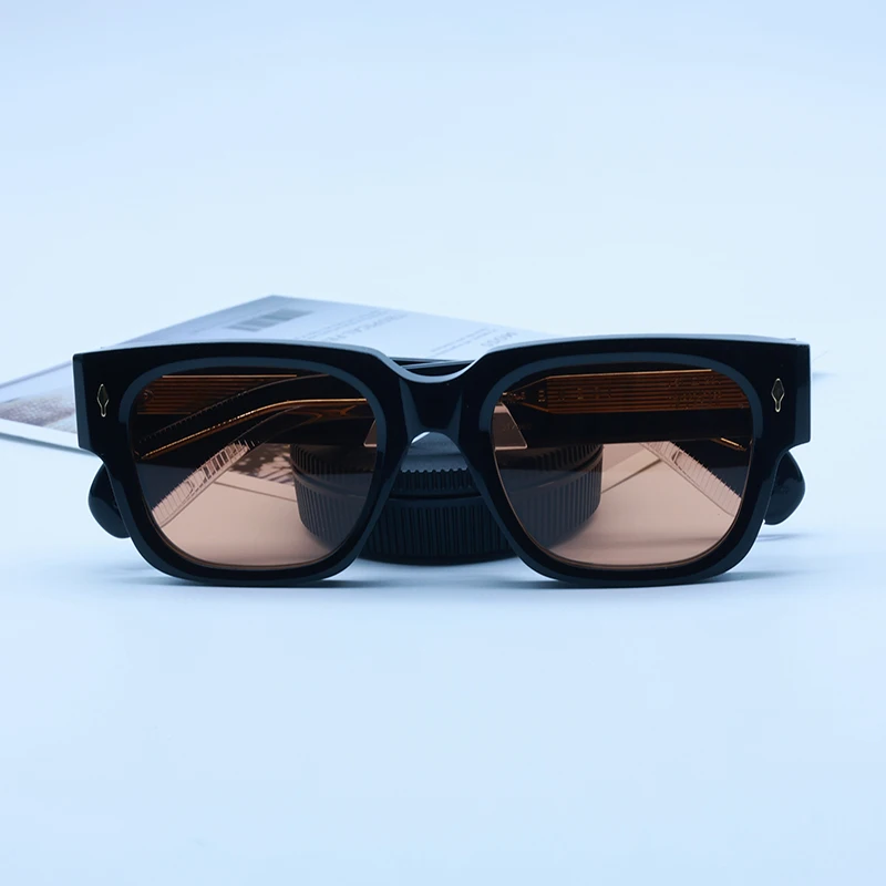ENZO แว่นตากันแดดแบรนด์หรู Designer แฟชั่นผู้หญิงแว่นตากันแดดผู้ชายหนาแว่นตา Retro Vintage Outdoor Travel Shades