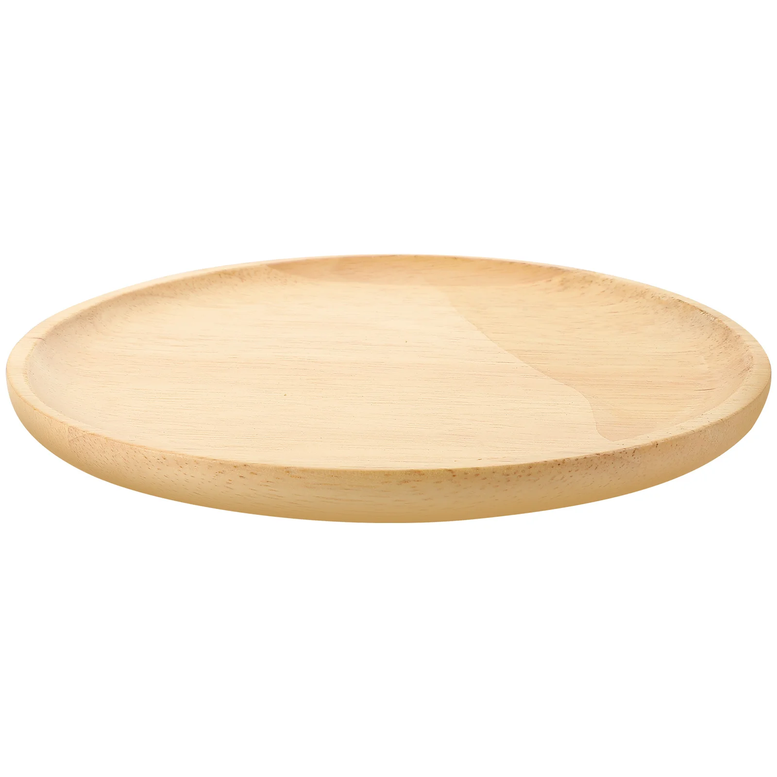 

Wooden Dessert Tray Simple Reusable Fruit Plate with Polished Finish Ideal for Charcuterie Pizza Serving Long-Lasting Wooden