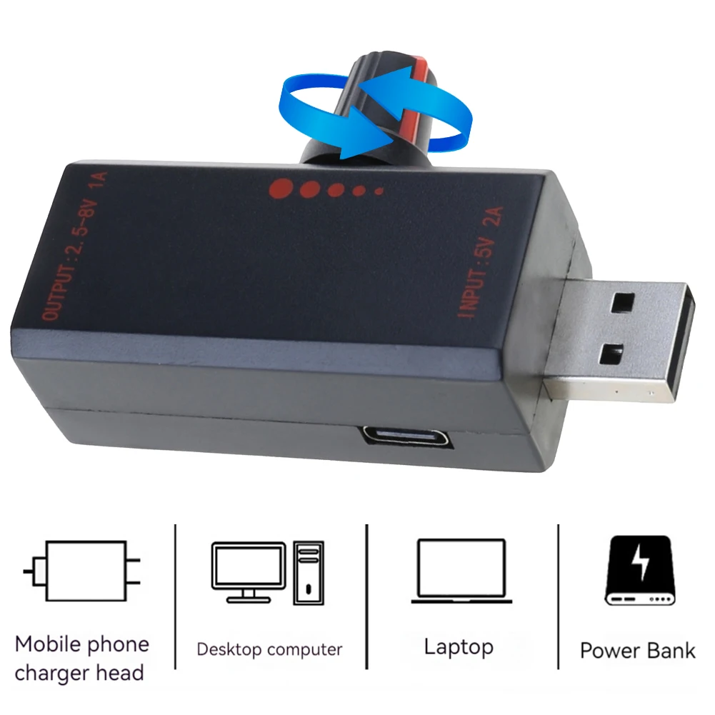 

Induction Speed Controller with Switch USB Fan Stepless Speed Controller Fan Governor for Car Fan