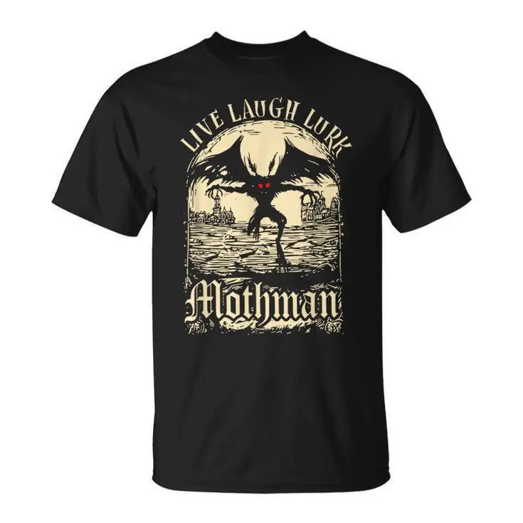 *LIMITED* Live Laugh Lurk Mothman T-Shirt  Unisex T-shirts  brand vintage