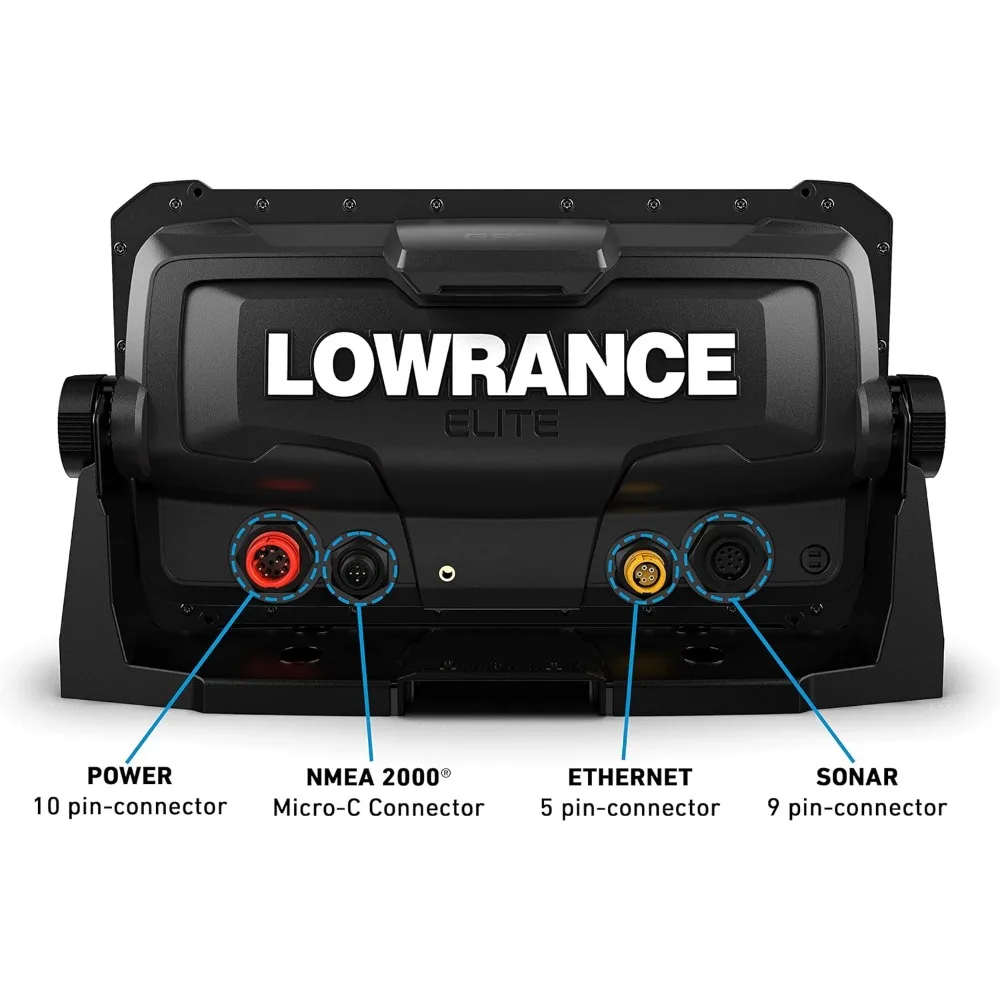 Elite FS 9 Fish Finder with Active Imaging 3-in-1 Transducer, Preloaded C-MAP Contour+ Charts