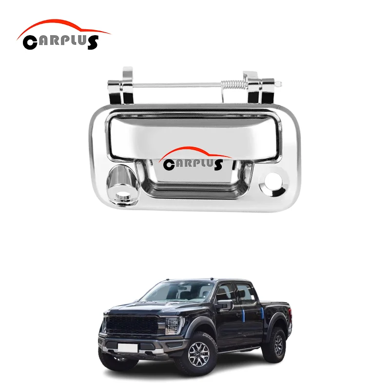 

Aut Chrome Tailgate Handle with camera hole with Key Hole For Ford F150 F250 F350 F450