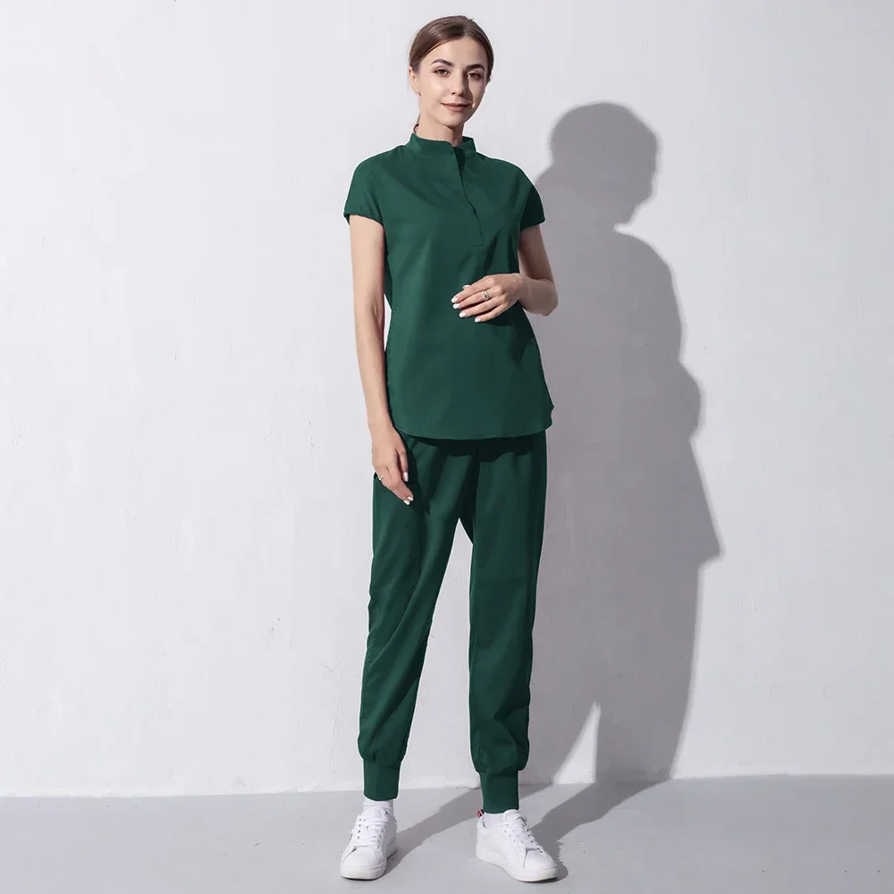 Customizable LOGO Medical Uniforms Women Scrubs Sets Nurse Nursing Accessories Beauty Salon Spa Work Clothes Surgical Suit Lab