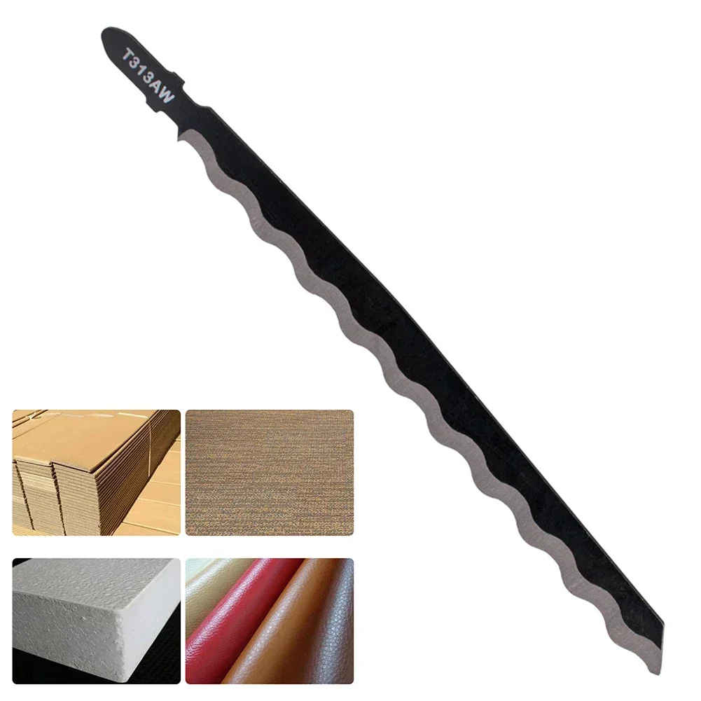 1pc 152mm HCS Jig Saw Blades Carbon Steel Assorted Blades T-shank Fast Cut Down Jig Saw Blade For Plastic Cardboard Cutting