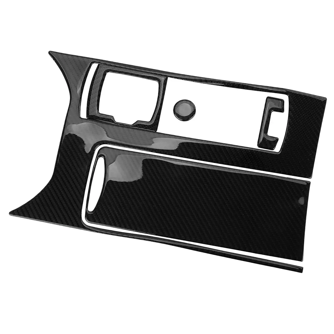 

LHD консоль, центральный рычаг переключения передач, панель, наклейка, декоративный комплект, подходит для Land Rover Range Rover Sport 2014-2017, углеродное волокно