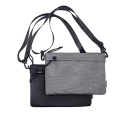 Estilo japonês saco crossbody saco de ombro de nylon saco de armazenamento dos homens à prova d' água caminhadas casuais saco do mensageiro saco masculino