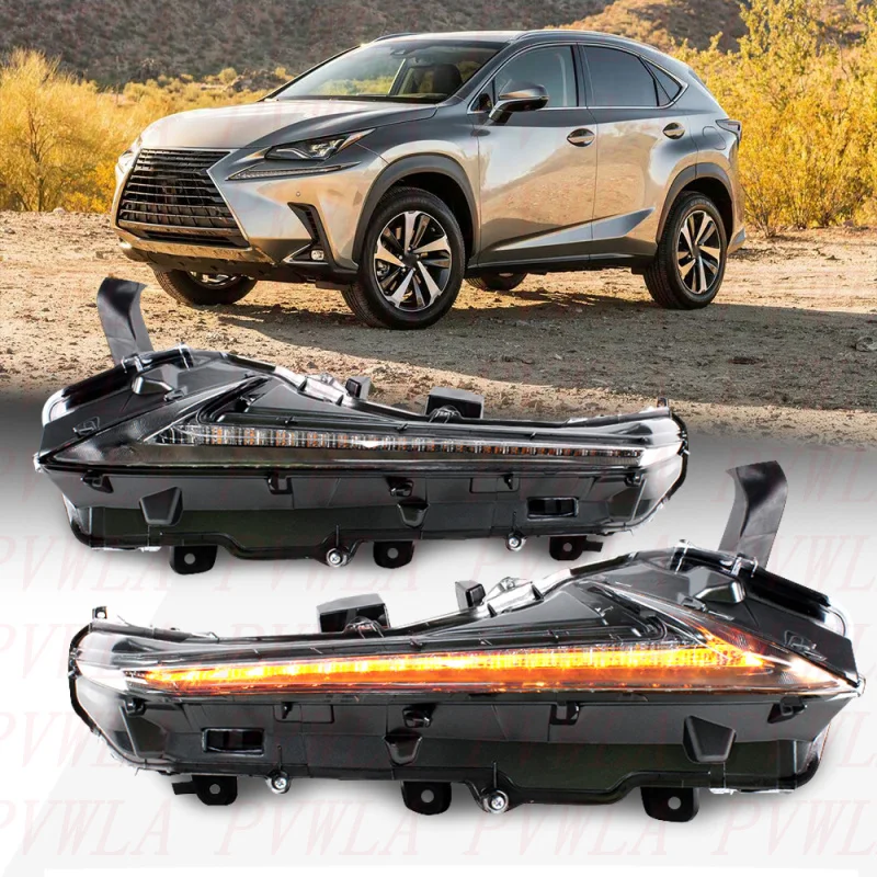 

For Lexus NX200t NX300 NX300h 2015 2016 2017 2018 2019 2020 2021 1 Pair LED DRL Daytime Running Lights Turn Lamp