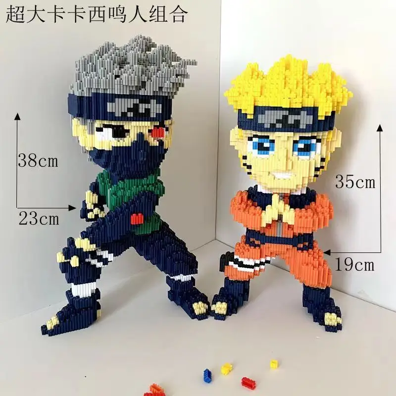 Naruto Anime Sanrio kuromi Characters Building Blocks Toys Puzzles Puzzle Brain Collection Children Christmas Or Birthday Gifts